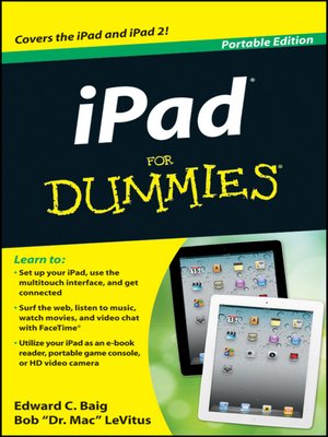 cover image of iPad for Dummies